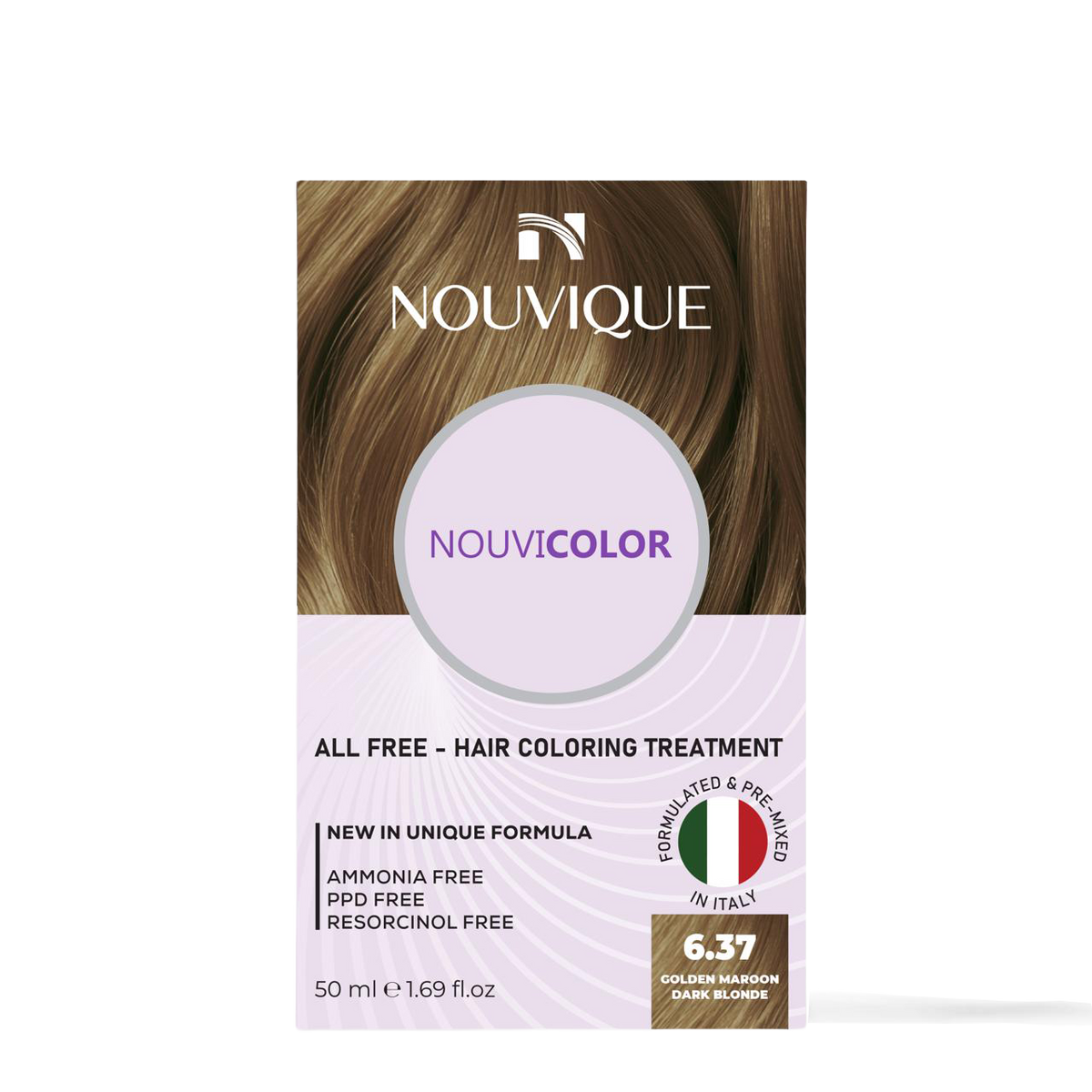 Nouvique NouviColor 6.37 GOLDEN MAROON DARK BLONDE