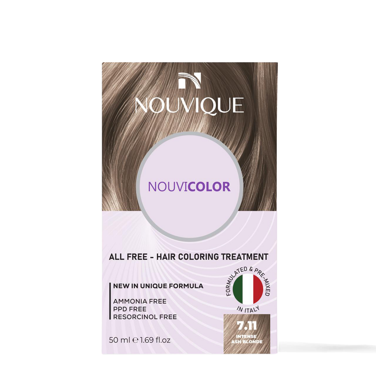 Nouvique NouviColor 7.11 INTENSE ASH BLONDE