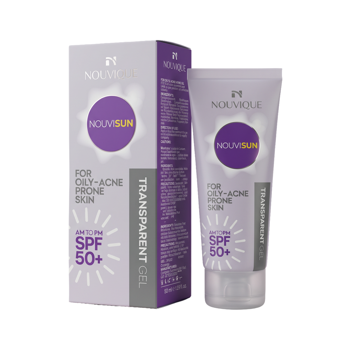 Nouvique Nouvisun Transparent Gel SPF 50+ Sun Screen 50ML