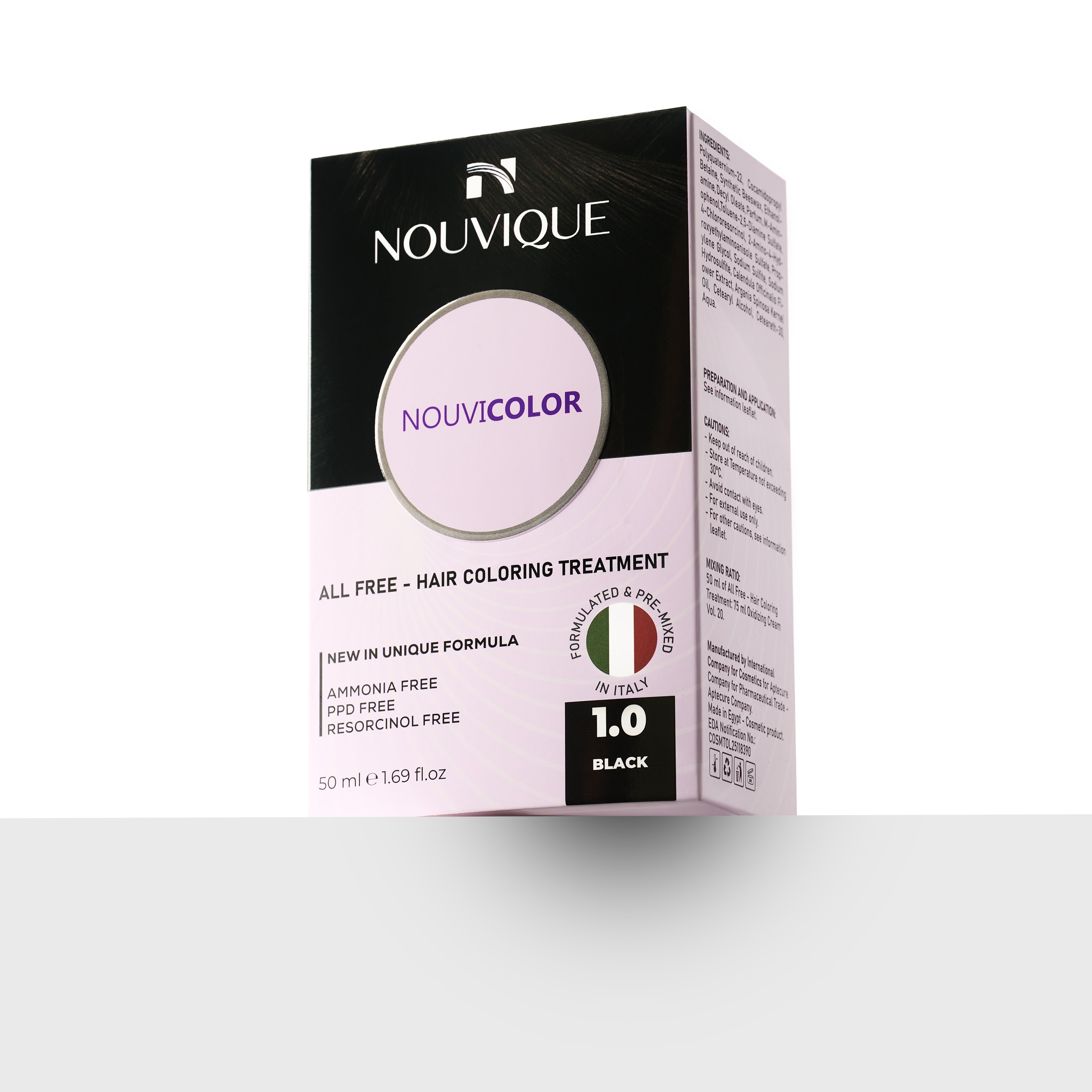 Nouvique Nouvicolor 1 Black 50ml