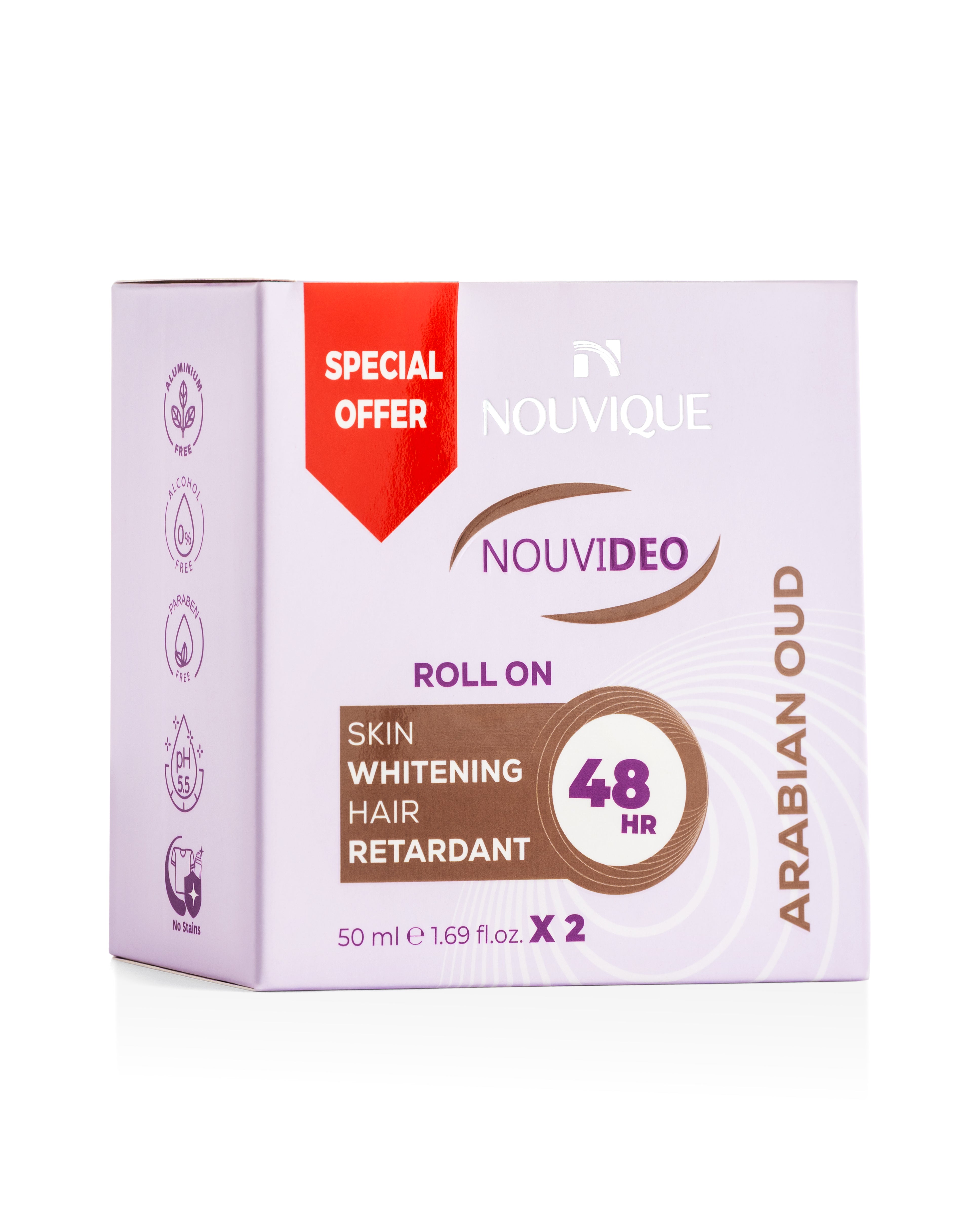 Nouvique Nouvideo Roll On Arabian Oud 50 mlx2